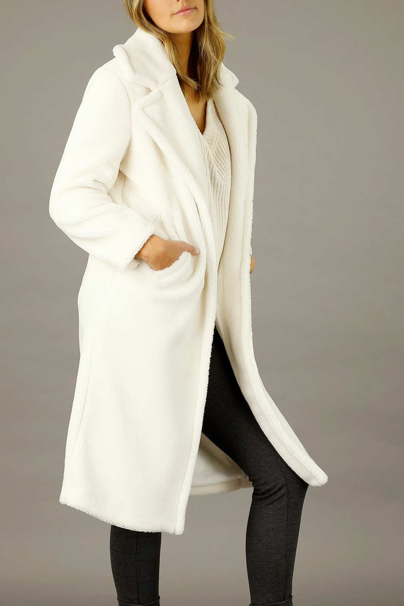 White Teddy Coat