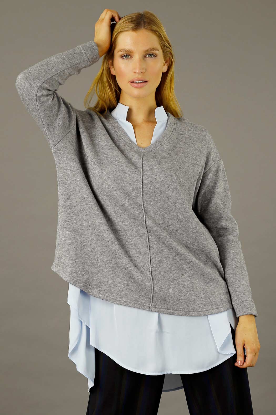 Grey Lux Queen Jumper