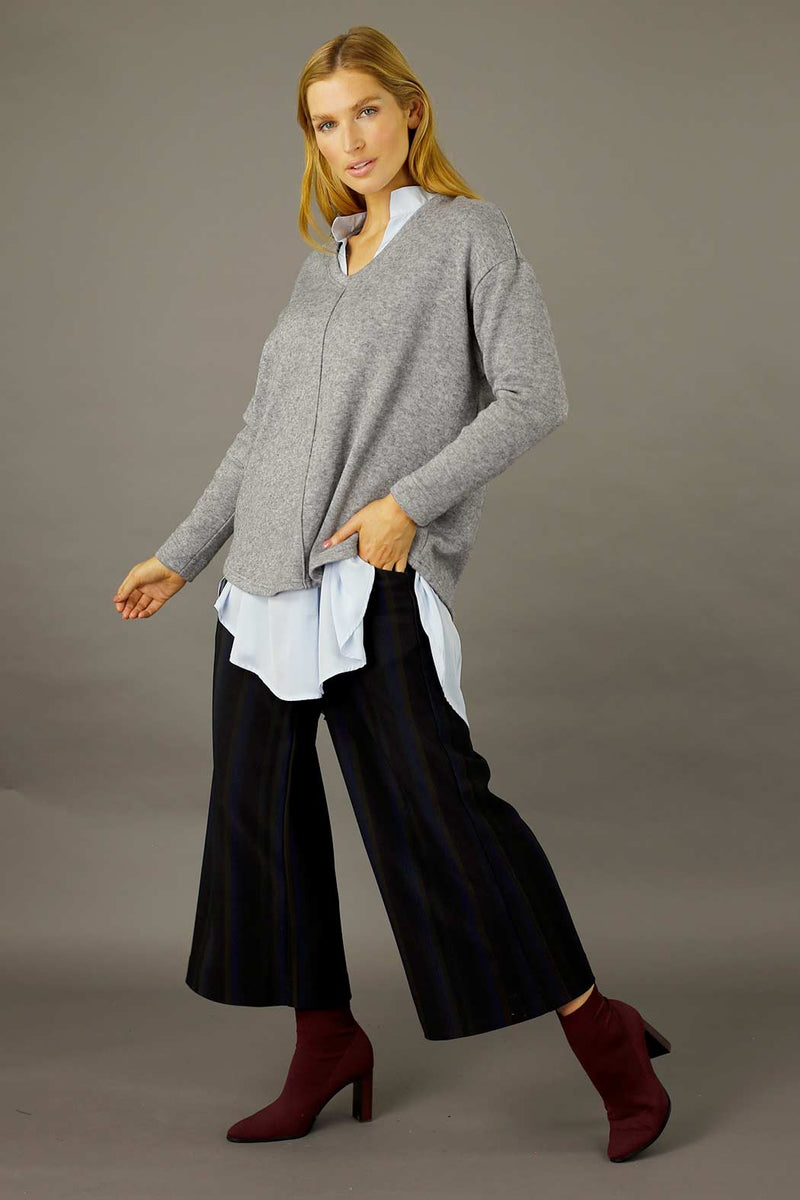 Grey Lux Queen Jumper