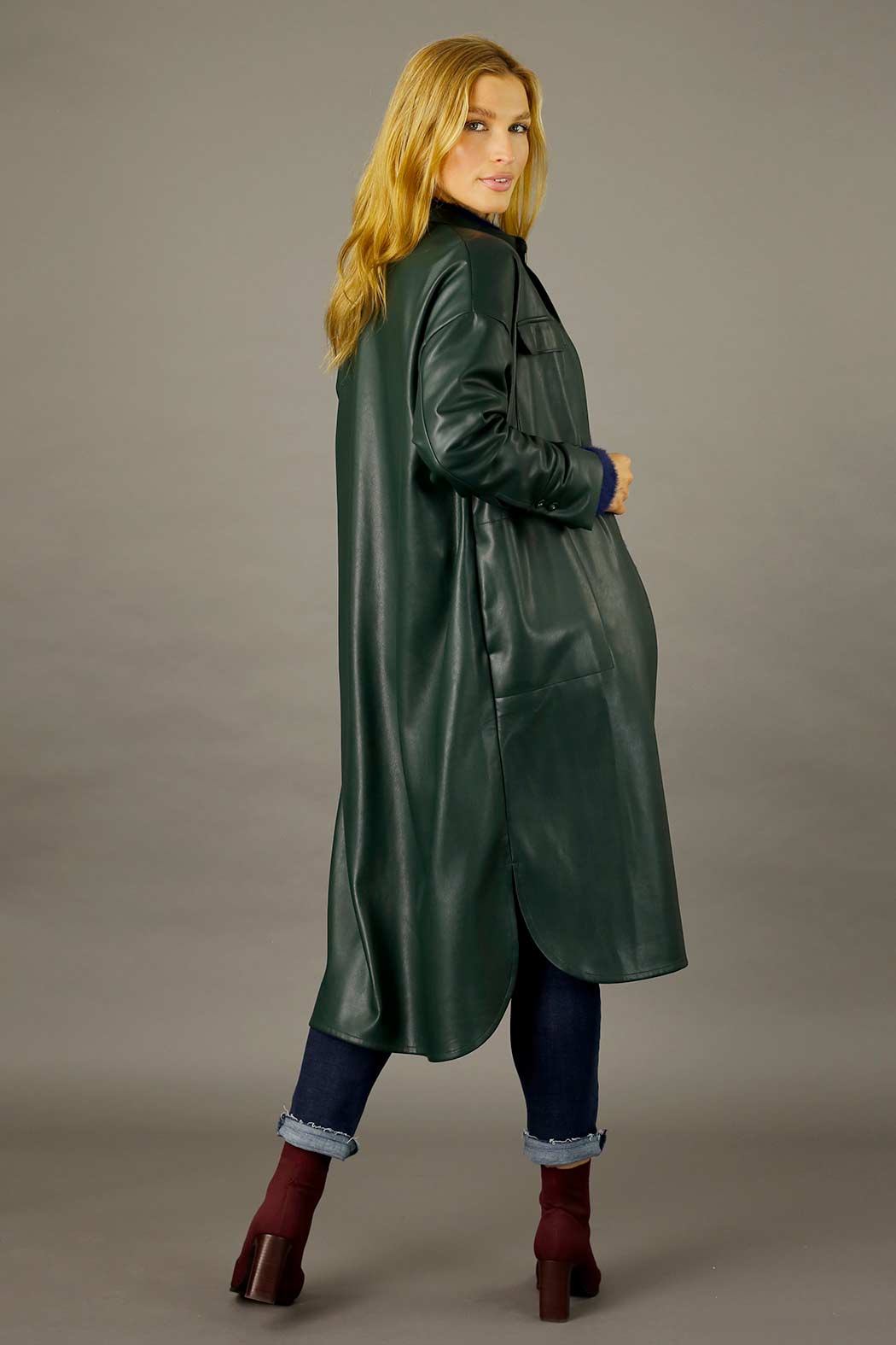 Bottle Matrix Shacket