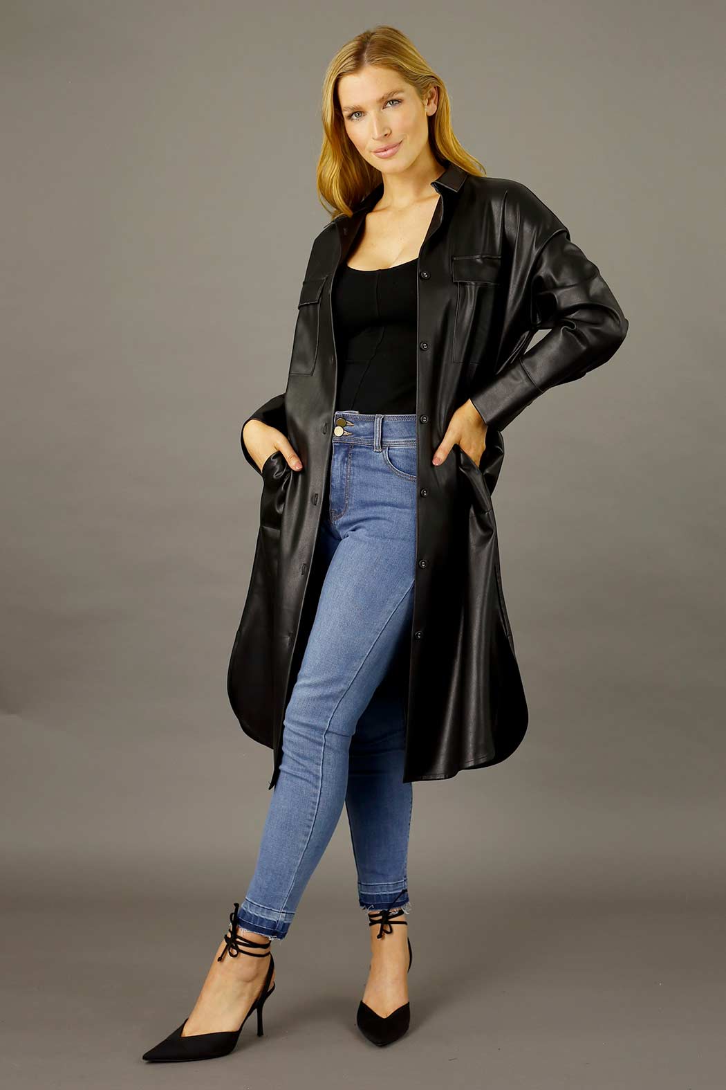 Black Matrix Shacket