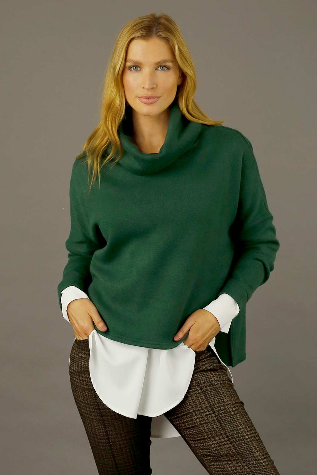 Forest Lux Turtle Jumper - FINAL SALE