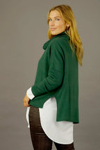 Forest Lux Turtle Jumper - FINAL SALE