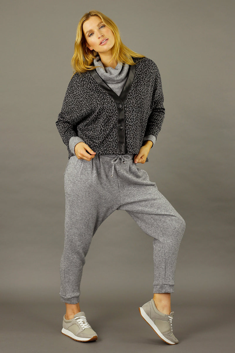 Charcoal Sport Luxe Cardigan - SALE
