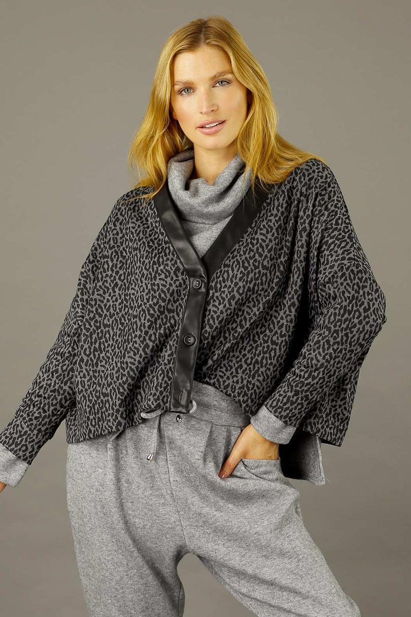 Charcoal Sport Luxe Cardigan - SALE