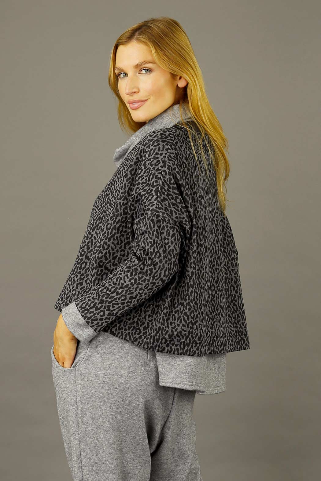 Charcoal Sport Luxe Cardigan - SALE