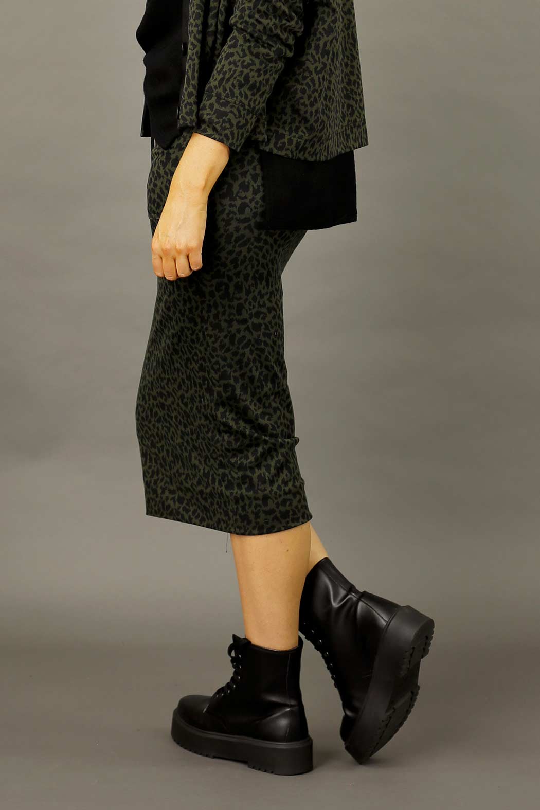 Khaki Sport Luxe Skirt