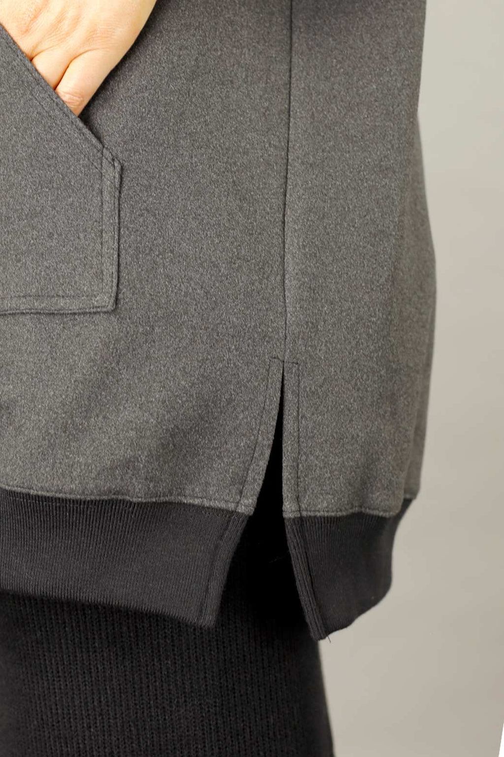 Charcoal Snug Pocket Hoodie