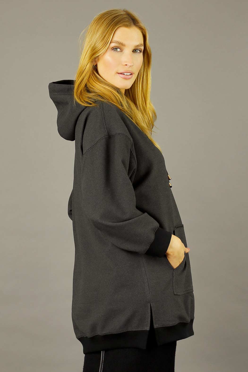 Charcoal Snug Pocket Hoodie