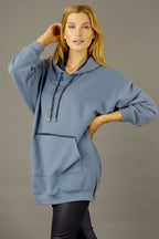 Blue Snug Pocket Hoodie