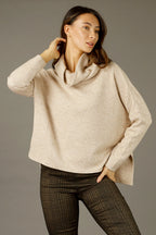 Beige Lux Turtle Jumper