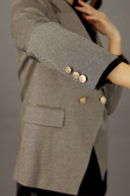 Brown Check Sisca Blazer