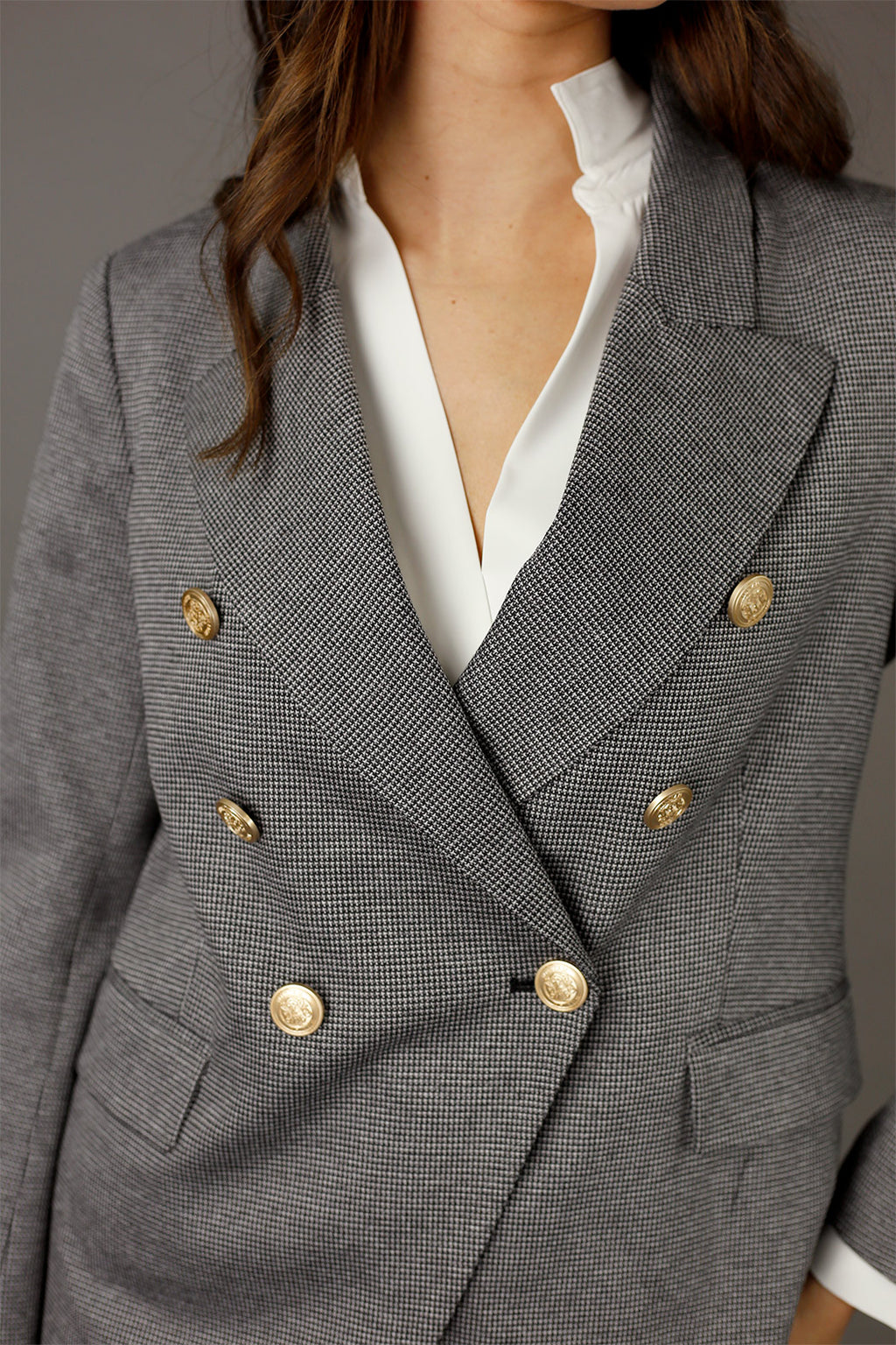 Black Jacquard Sisca Blazer