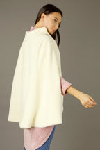 Ivory Elizabeth Faux Fur Cape