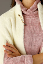 Ivory Elizabeth Faux Fur Cape