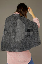 Charcoal Elizabeth Fur Cape