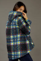 Charcoal Swing Cape Jacket - SALE