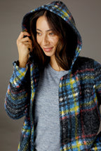Charcoal Swing Cape Jacket - SALE