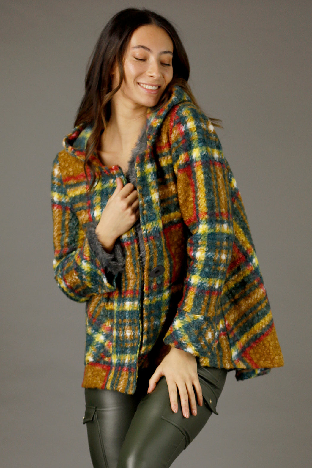 Tan Swing Cape Jacket - SALE