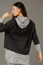 Charcoal Lounge Hooded Cardigan