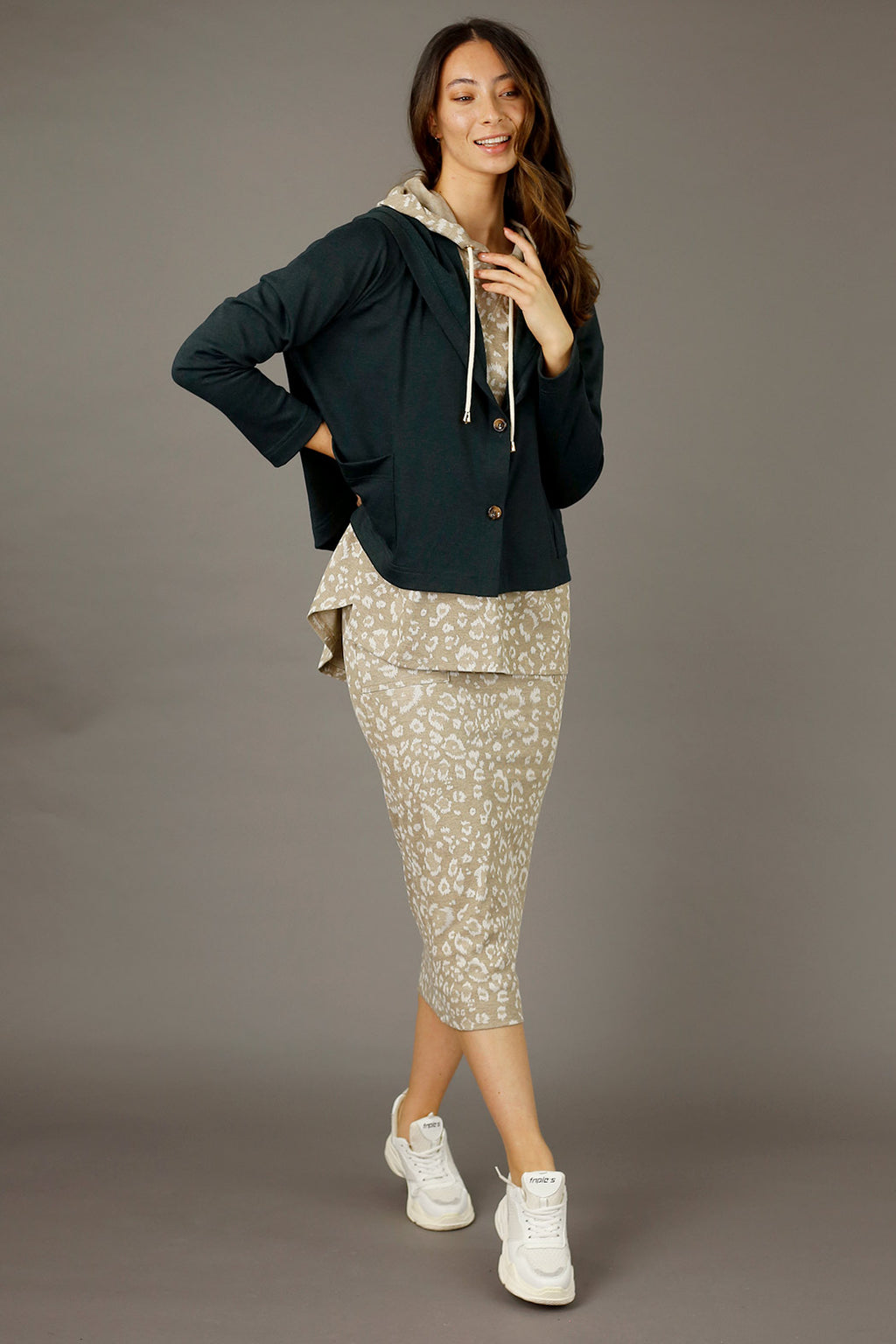 Dark Forest Snug Hooded Cardigan - FINAL SALE