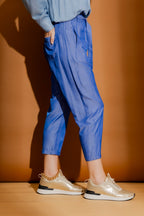 Marine Shot Paperbag Pant