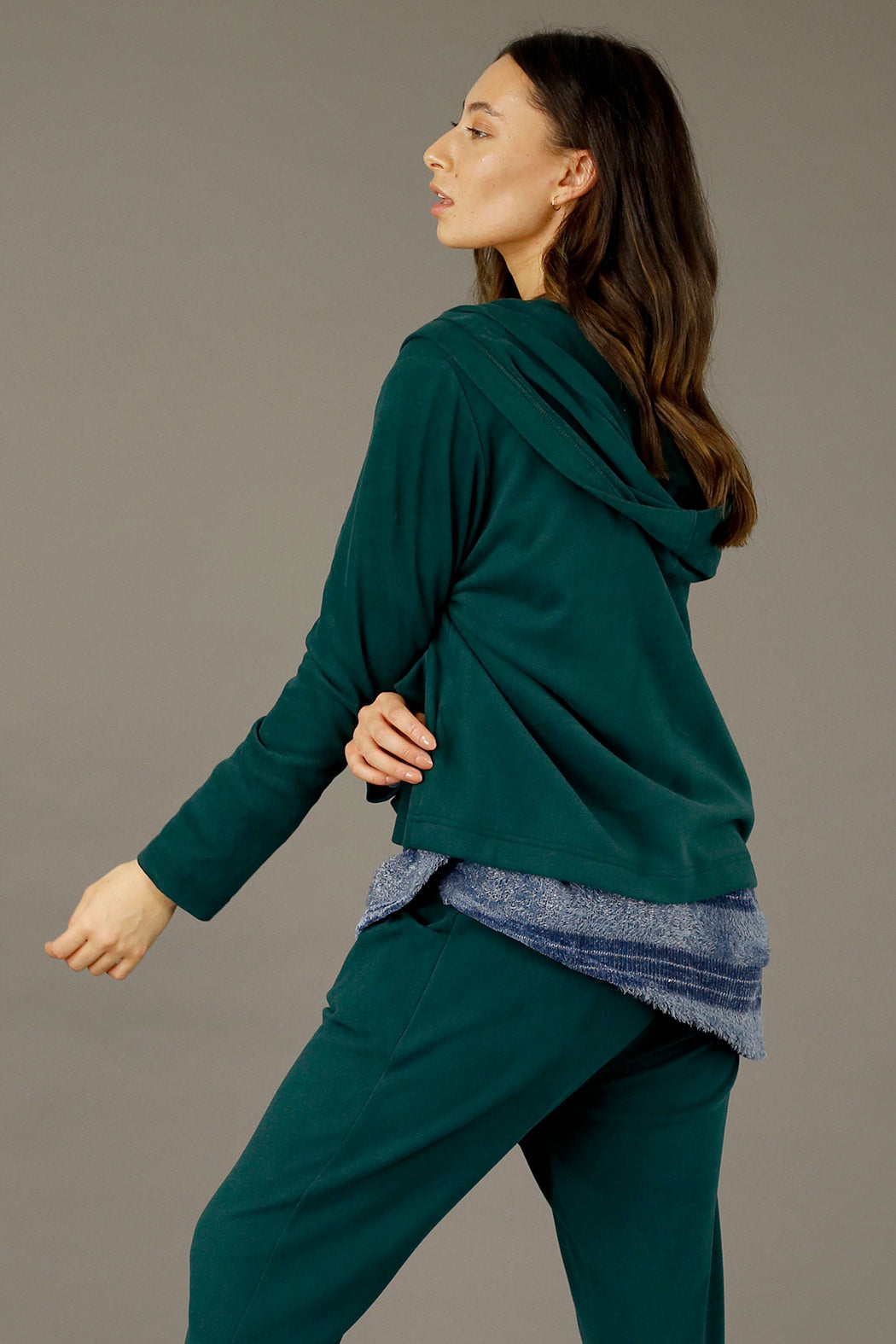 Forest Lounge Hooded Cardigan -SALE