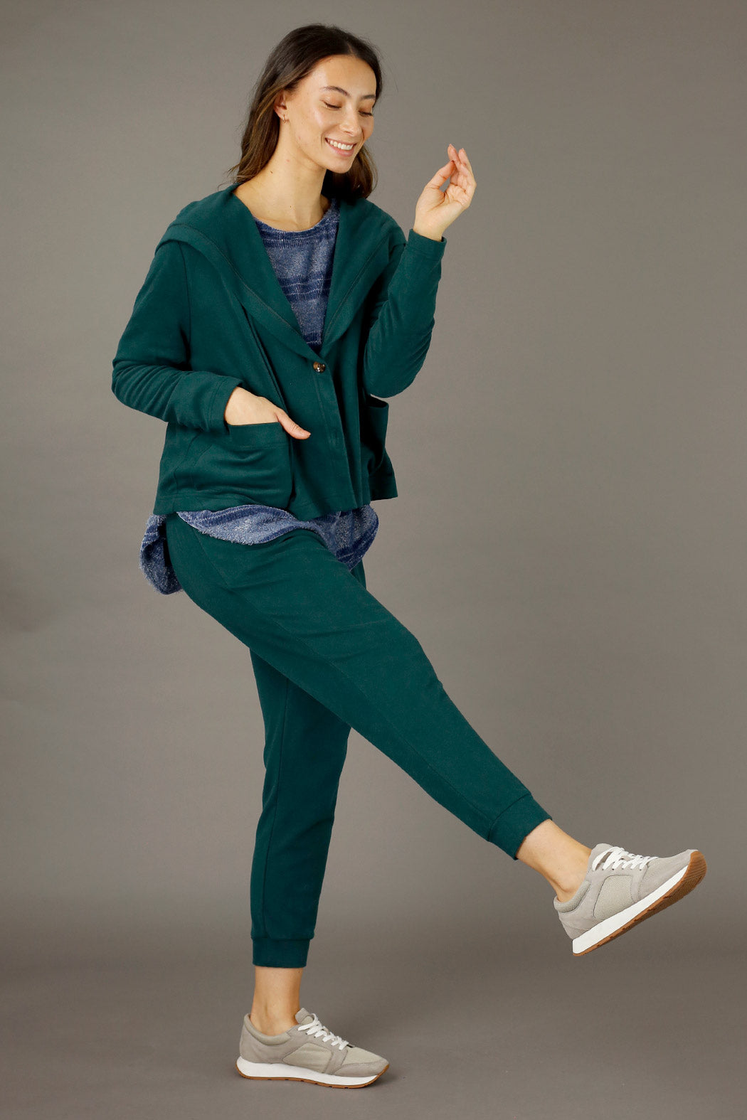 Forest Lounge Hooded Cardigan -SALE