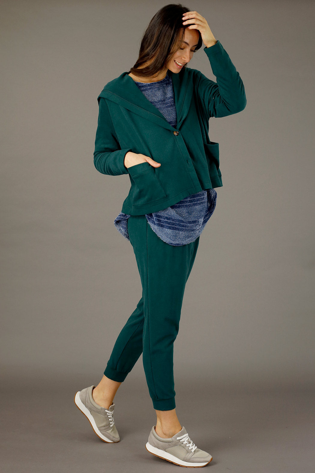 Forest Lounge Hooded Cardigan -SALE