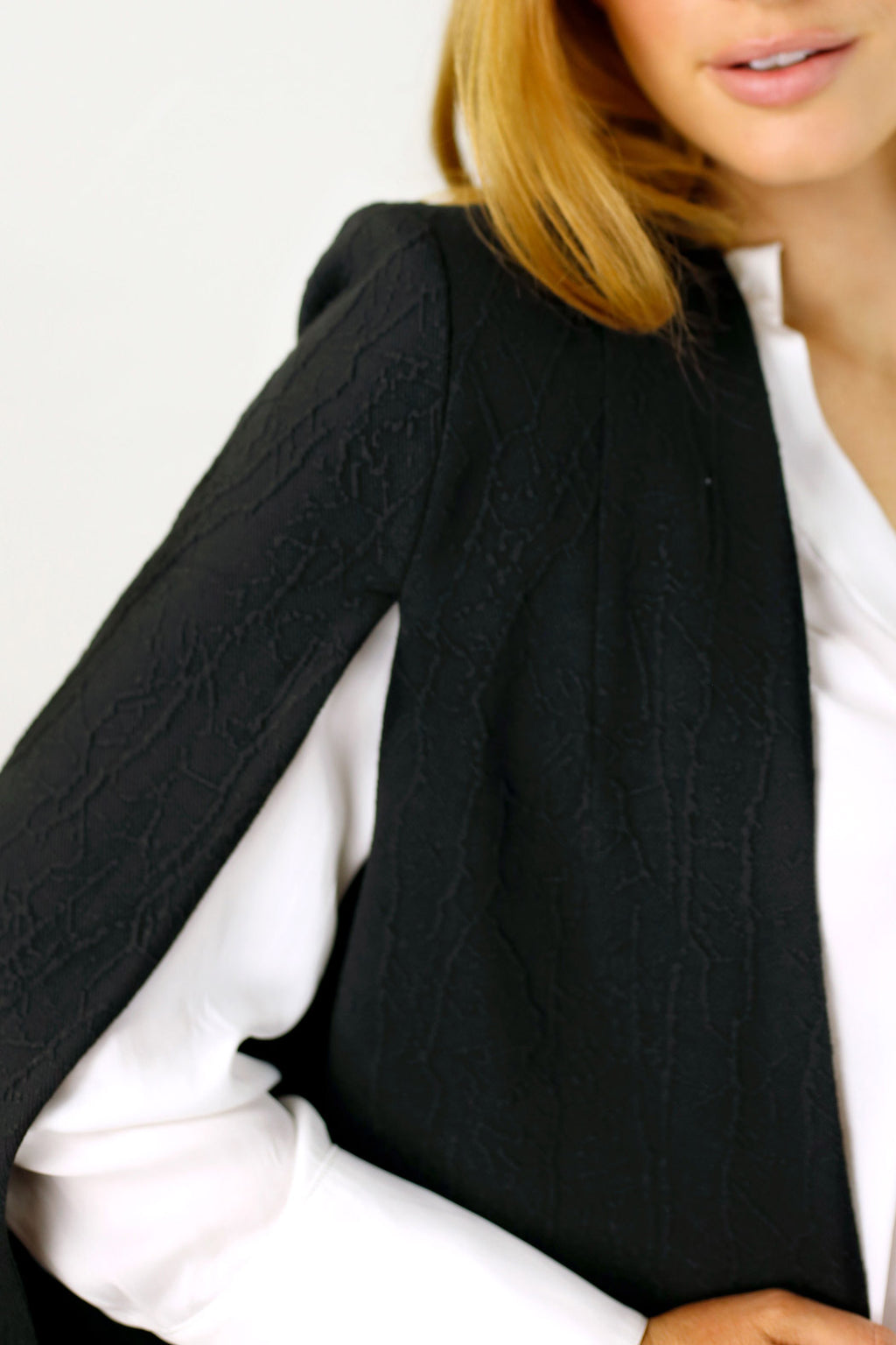 Black Cape Jacket - SALE