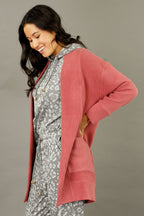 Rouge Rib Oversize Coatigan