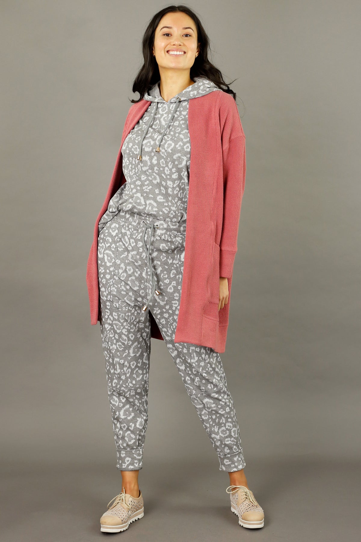 Rouge Rib Oversize Coatigan