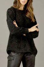 Black Eyelash Knit Genie Jumper - FINAL SALE