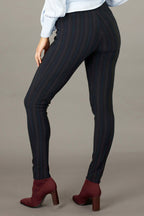 Eggplant Ponte Slim Pant - SALE