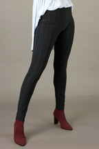 Eggplant Ponte Slim Pant - SALE