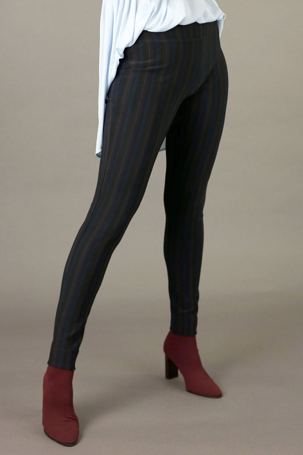 Eggplant Ponte Slim Pant - SALE