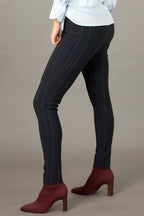 Eggplant Ponte Slim Pant - SALE