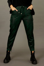 Forest Leatherette Cargo Jogger - FINAL SALE
