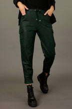 Forest Leatherette Cargo Jogger - FINAL SALE
