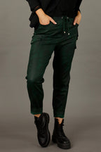 Forest Leatherette Cargo Jogger - FINAL SALE