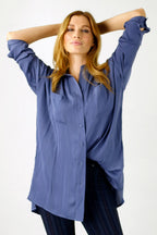 Chambray Seta Maxi Shirt - SALE