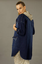 Dark Denim Shacket - SALE