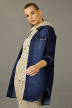 Dark Denim Shacket - SALE