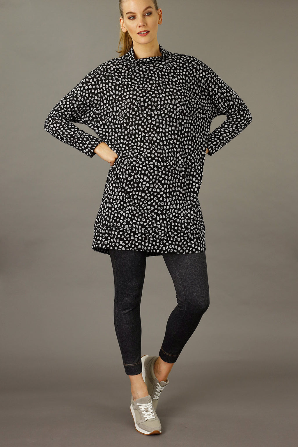 Black Denim Ponte Jeans