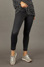 Black Denim Ponte Jeans