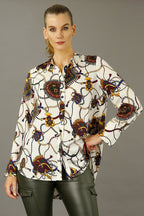White Bridle Nano Boyfriend Shirt