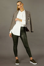 Ivory Soft Touch Essential Boyfriend Shirt - SALE