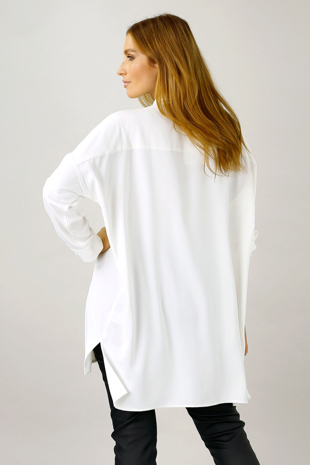 Ivory Soft Touch Maxi Shirt - SALE