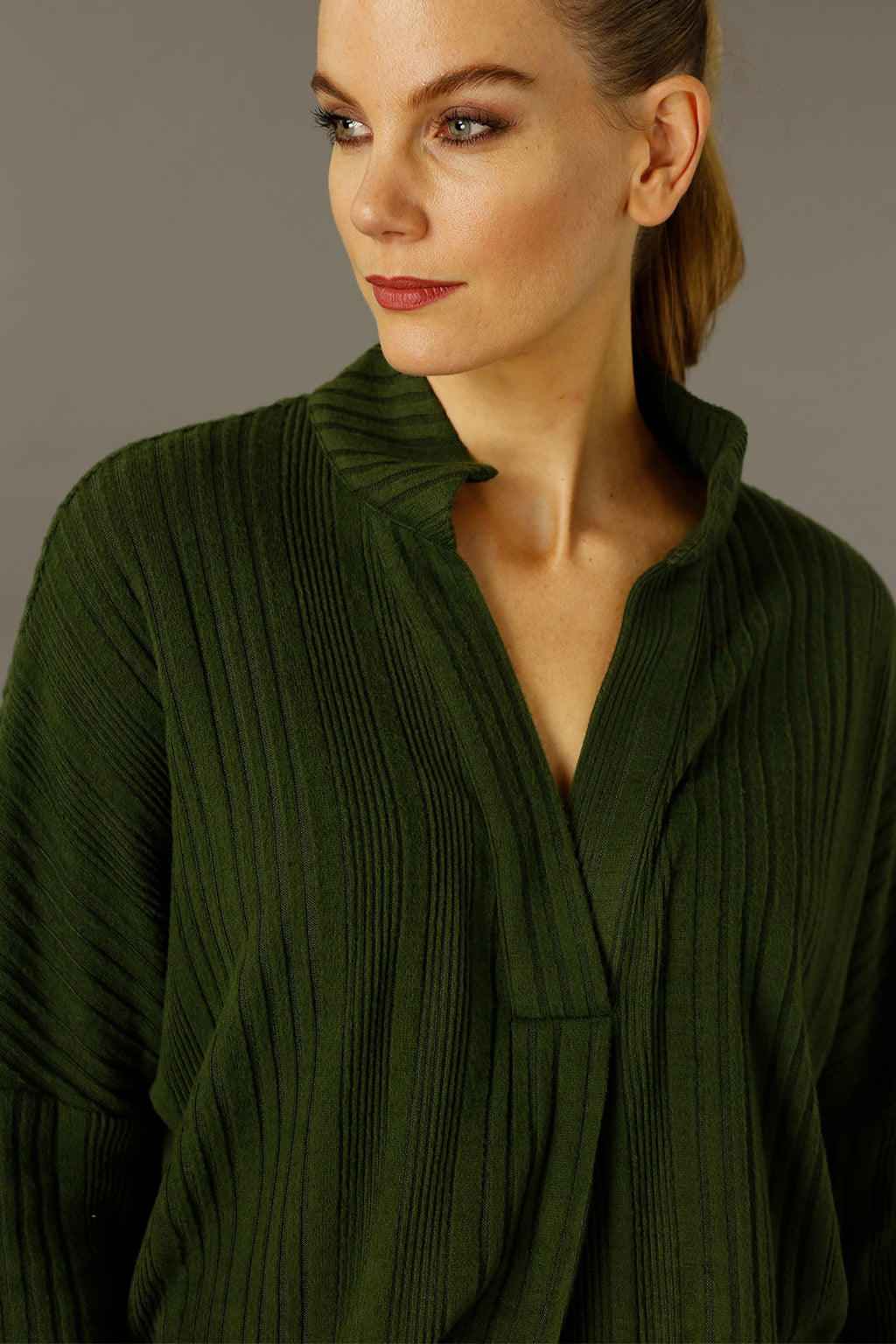 Khaki Rib Eden Jumper