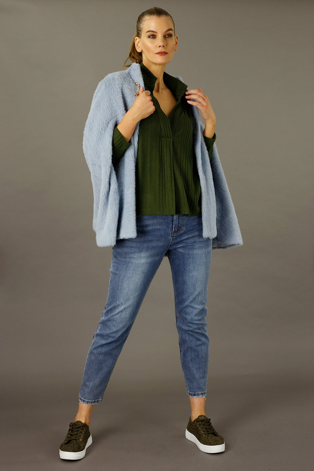 Khaki Rib Eden Jumper